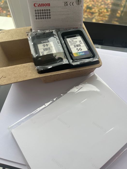 Оригінальні Картриджі Canon PG-46 і CL56 + 50 аркушів для фотодруку