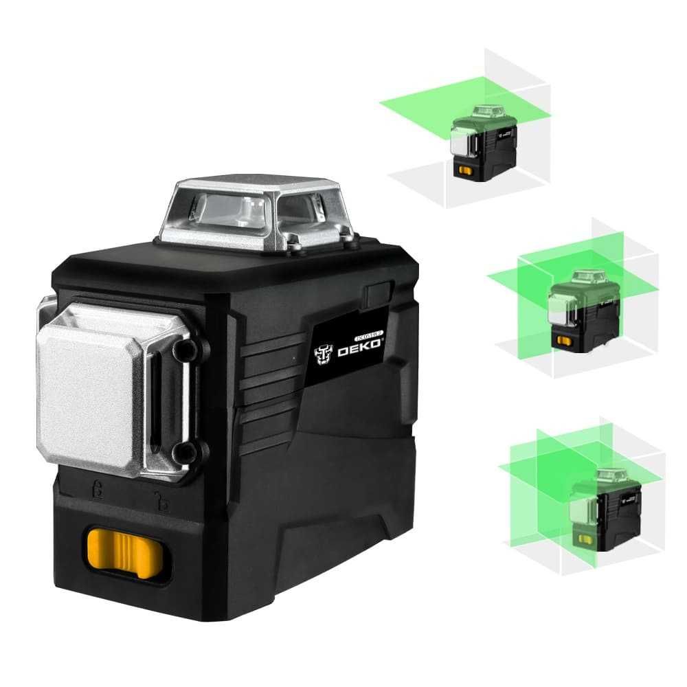 Poziomica laserowa DEKO DKLL12PB2 + detektor
