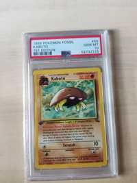 POKEMON Fossil Kabuto 1st edition PSA 10