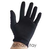 Нумізматичні ювелірні рукавиці ЧОРНІ розмір М та L