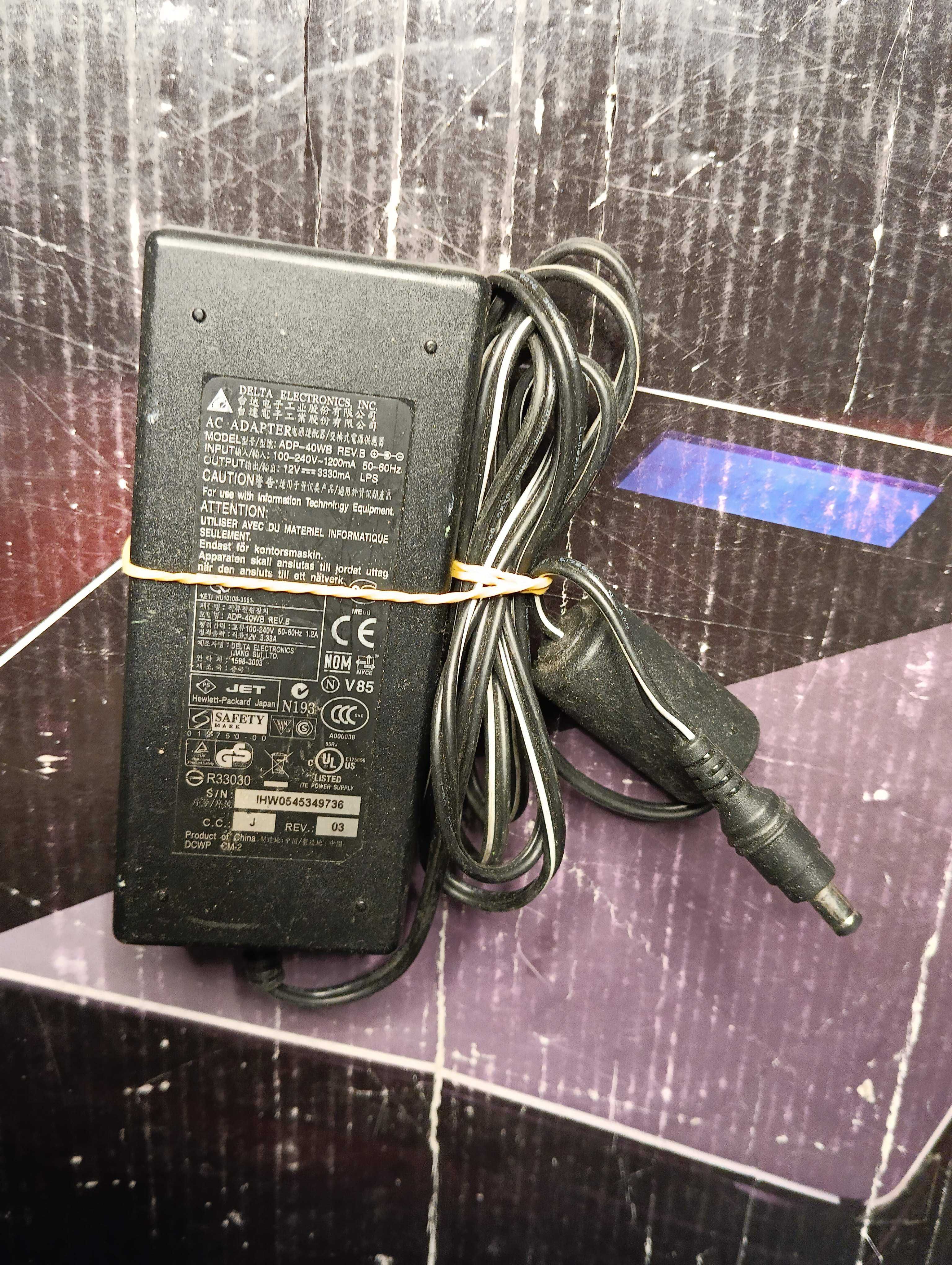 Блок питания живлення 12V 3330mA ADP-40WB 65W (5.5×2.1mm)