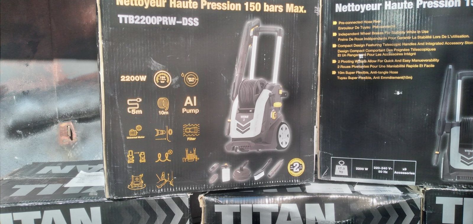 Мийка високого тиску 150бар, 2200Вт TITAN