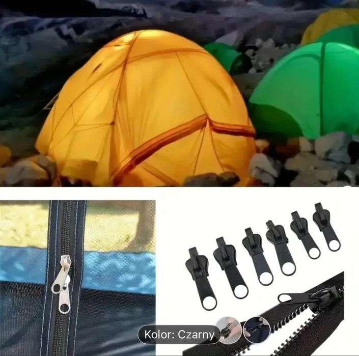 6-częściowy zestaw do natychmiastowej naprawy zamka błyskawicznego