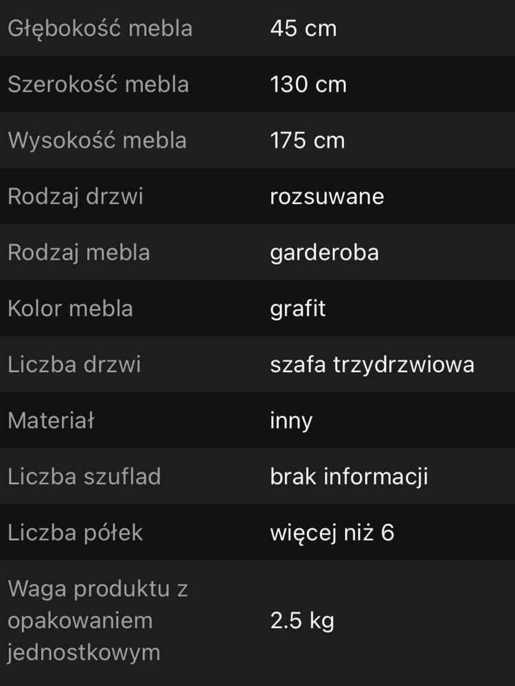 materiałowa z wysyłką
