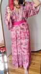 Romantyczna, zwiewna sukienka maxi, kimono,cekiny,boho