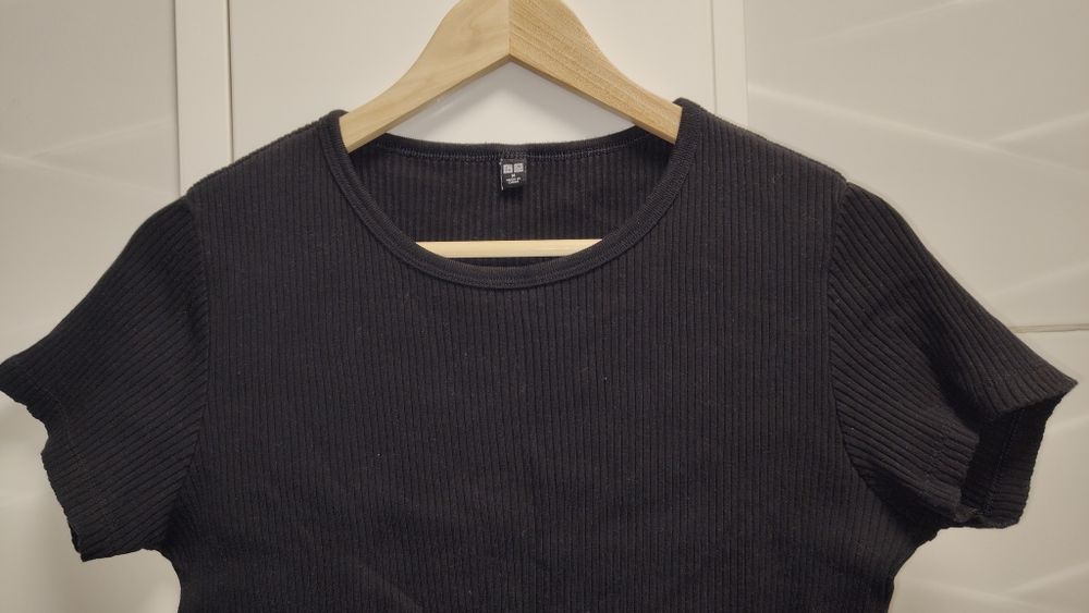 Bluzka Uniqlo r. M czarna top