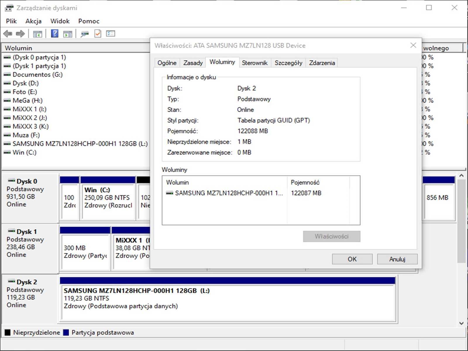 SSD 128GB Samsung