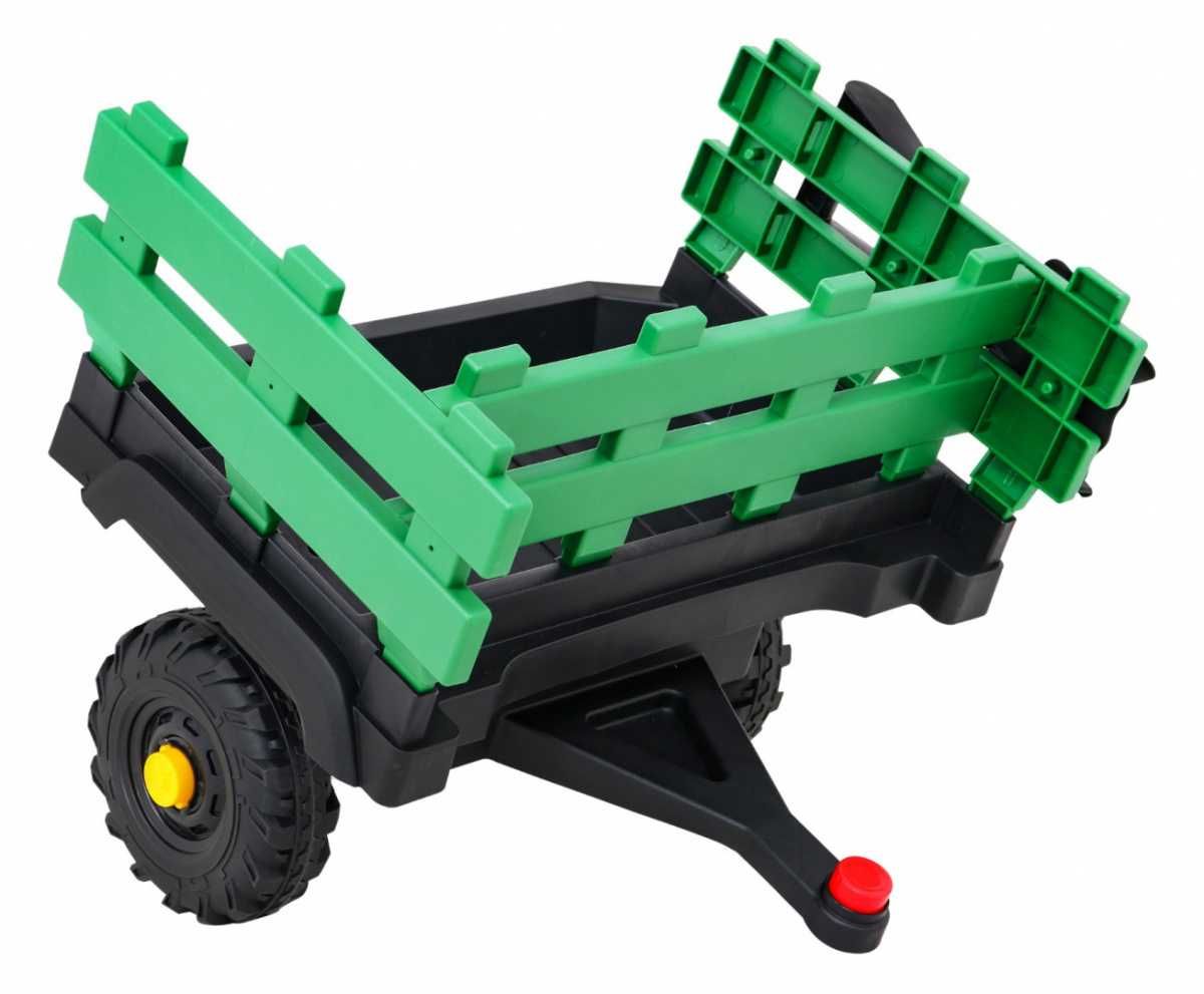 Samochód Pojazd Traktor Titanium Z Przyczepą na akumulator dla dzieci