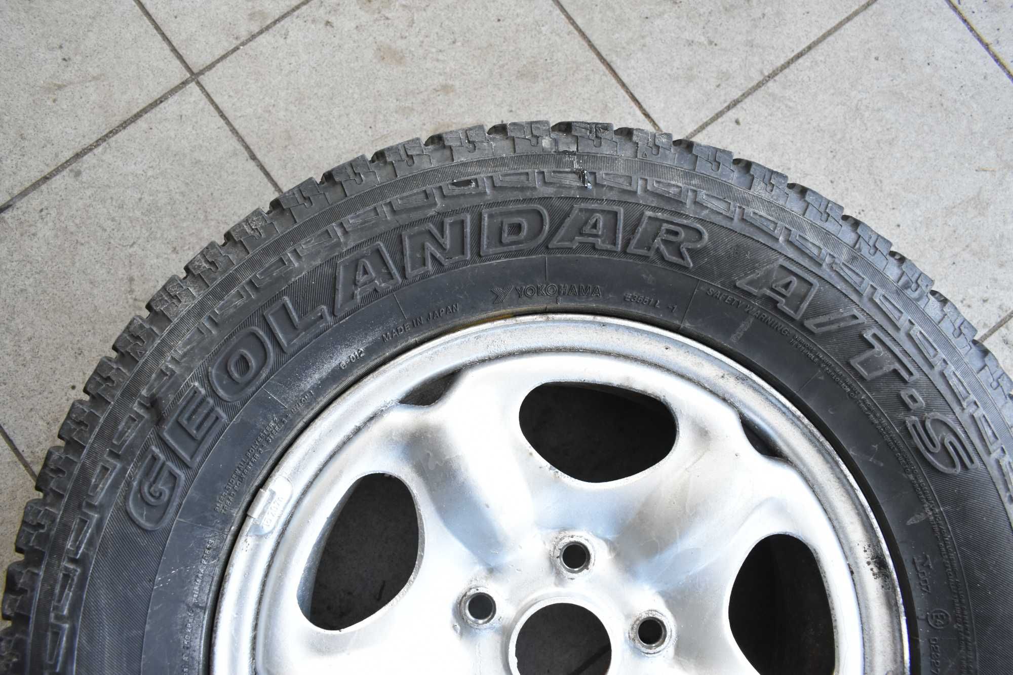 Koła koło Land Rover Freelander YOKOHAMA 185/80R15 Felgi 5x114,3