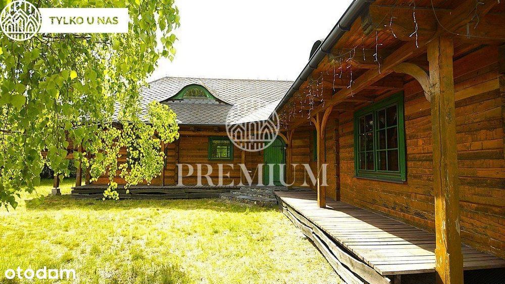 Wyjątkowy dom z bali 170m na działce 2767m2