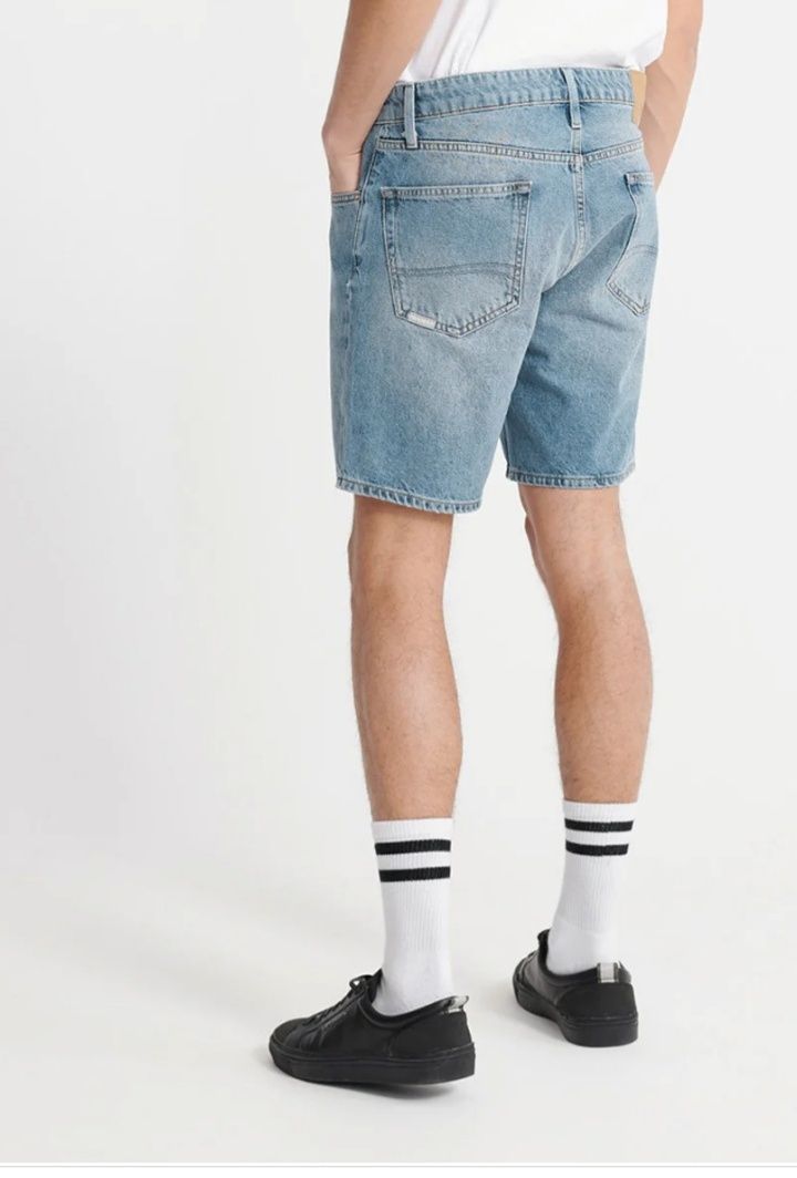 SUPERDRY 05 CONOR TAPER SHORTS - Szorty jeansowe okazja