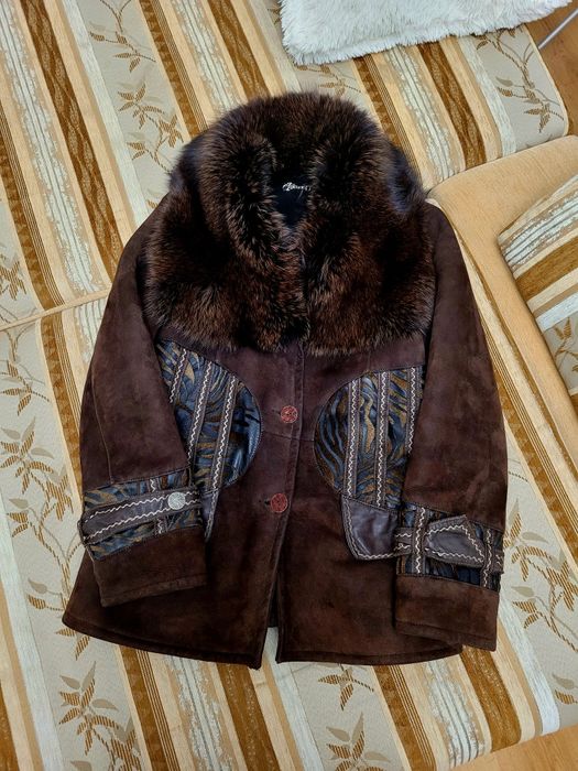 Продам дубленку с мехом лисы
