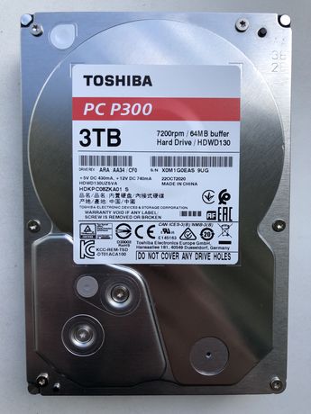 HDD Toshiba 3TB pc p300 3.5 7200rpm