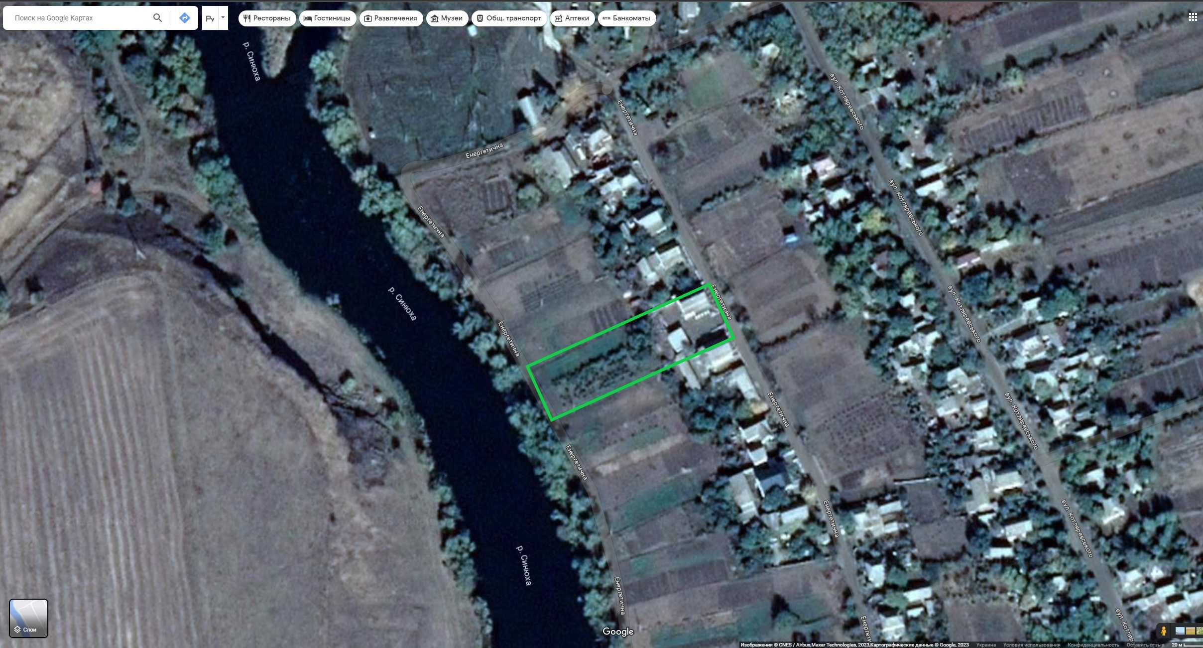 Продам будинок на березі річки Синюха (1 лінія) 3 метри до води