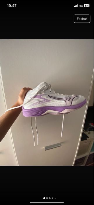 Sapatilhas voleibol Mizuno tamanho 38