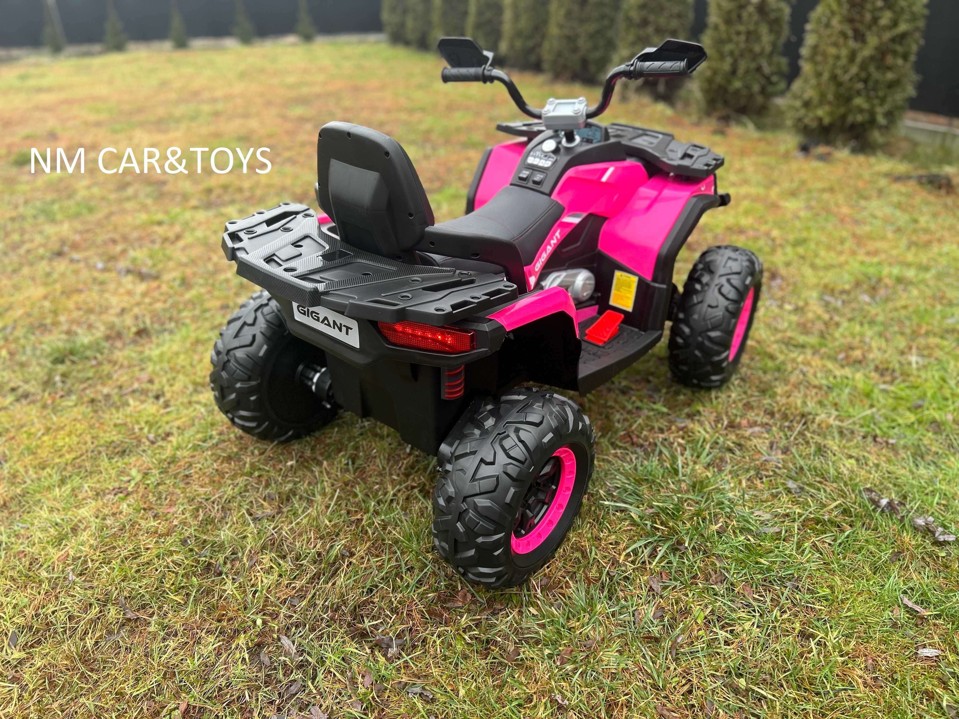 Quad GIGANT 4x4 Auto na akumulator 180W Pojazd Miękkie koła autko