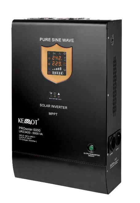 Сонячна електростанція інвертор 48в/230в Kemot 5000w ДБЖ є в наявності