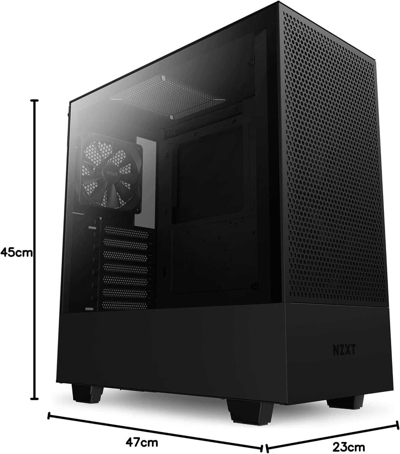 Корпус NZXT H5 Flow Edition Black