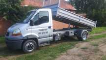 Transport-mała wywrotka - żwir, piasek, beton