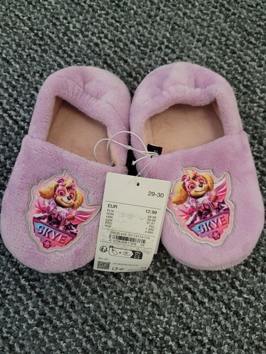 Kapcie dziewczęce rozmiar 29-30