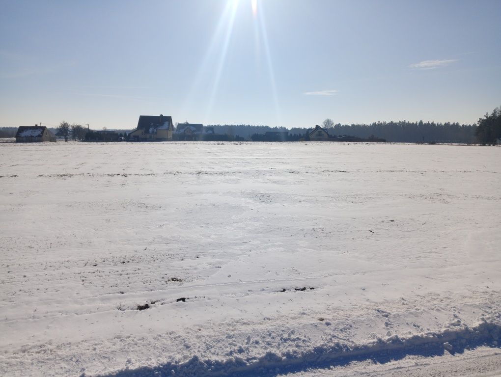 Działka budowlana 1288m2 Bieszkowice