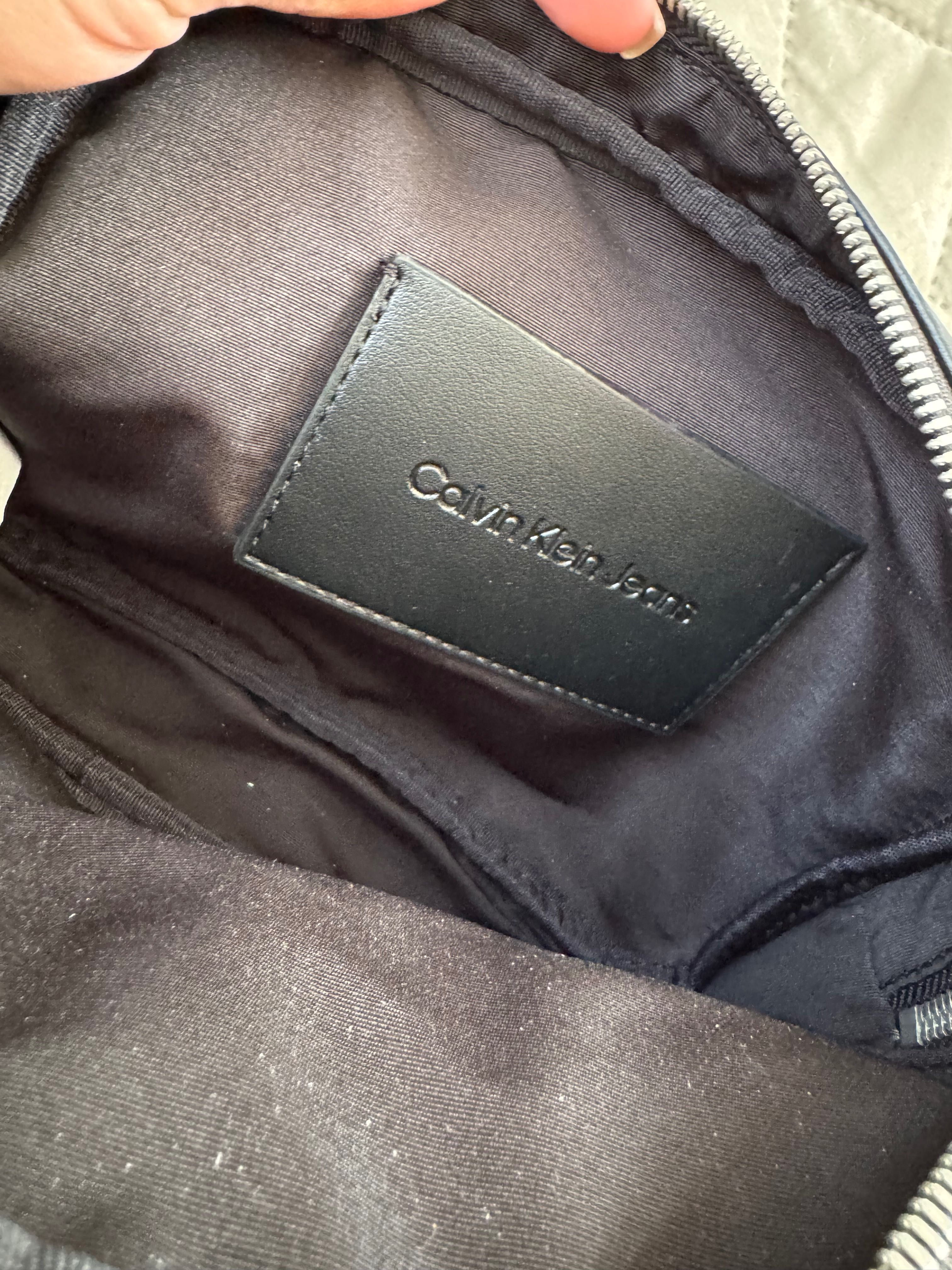 Плоска чоловіча сумка, барсетка Calvin Klein
