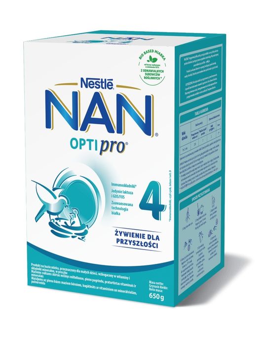 Nowe mleko Nan optipro 4 650g