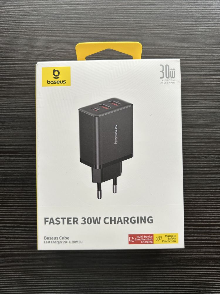 Зарядний пристрій Baseus 30w 2 USB Type-C