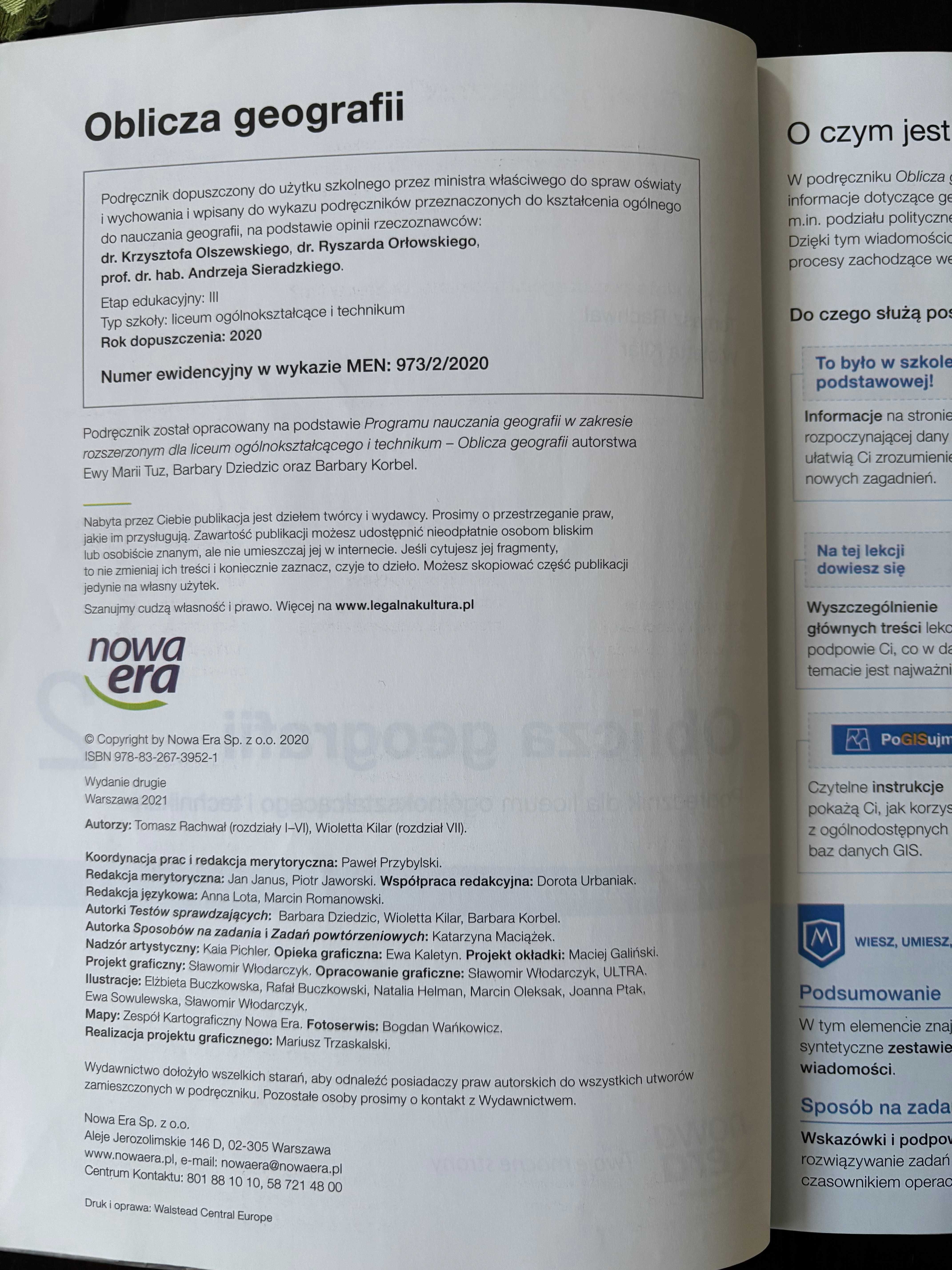 Oblicza geografii 2. Liceum i technikum. Zakres rozszerzony.