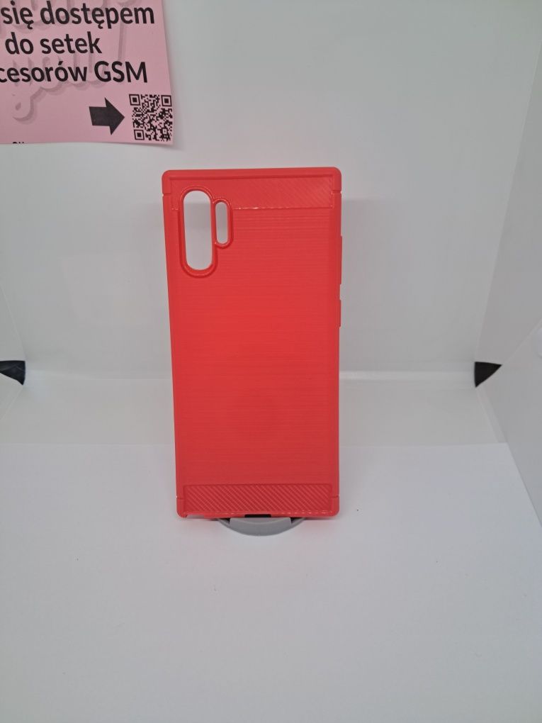 Etui na telefon Samsung Note 10+ czerwone