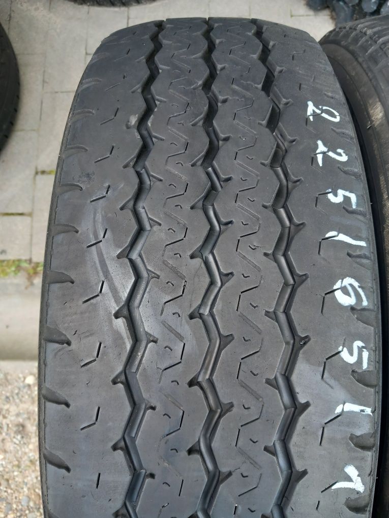 2x Opony Używane Letnie 225/65R16C Radial