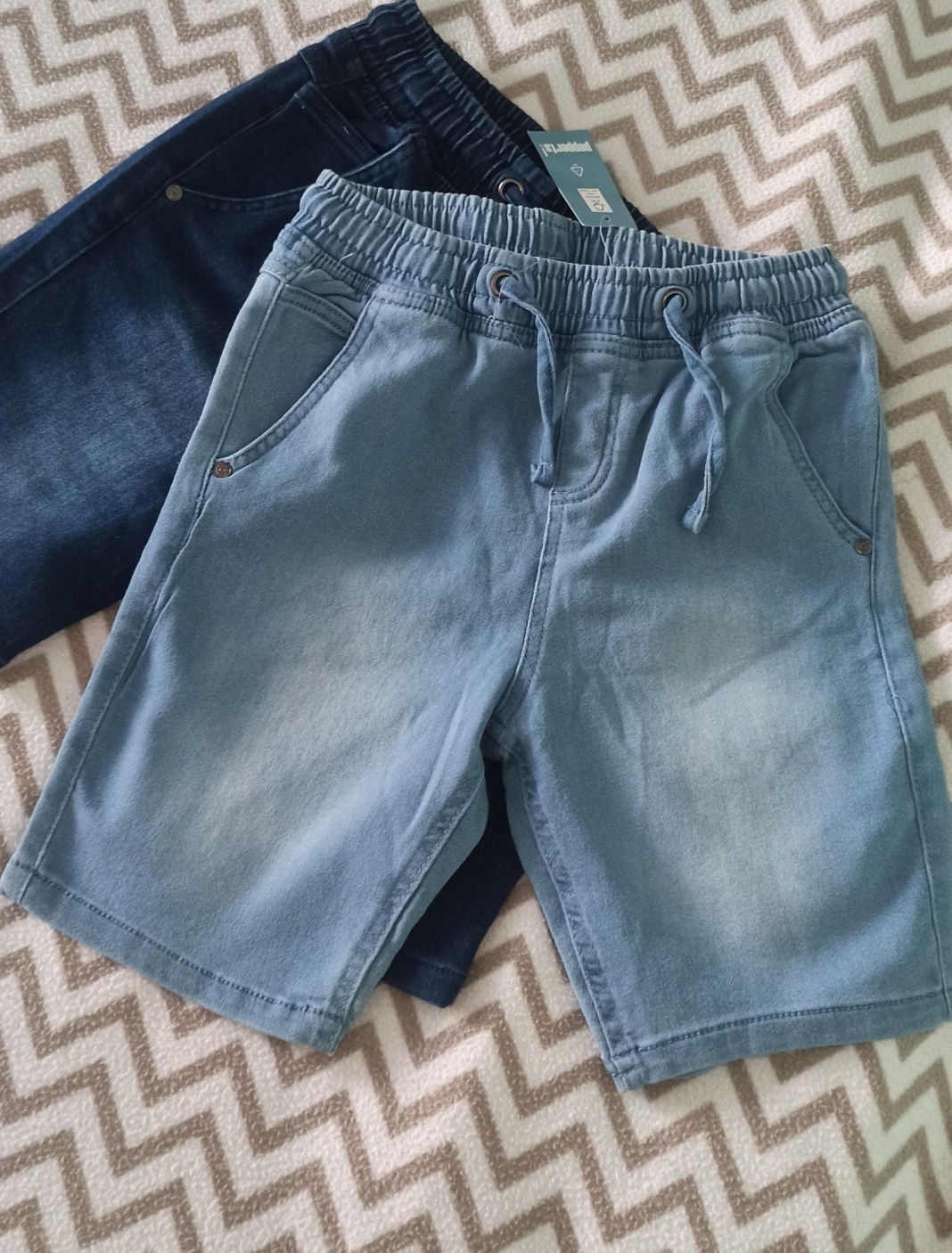 Новий набір джинсових шортів Pepperts 140зріст