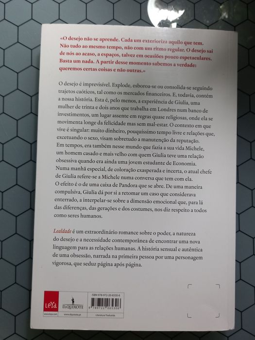 Livro lealdade de Letizia Pezzali