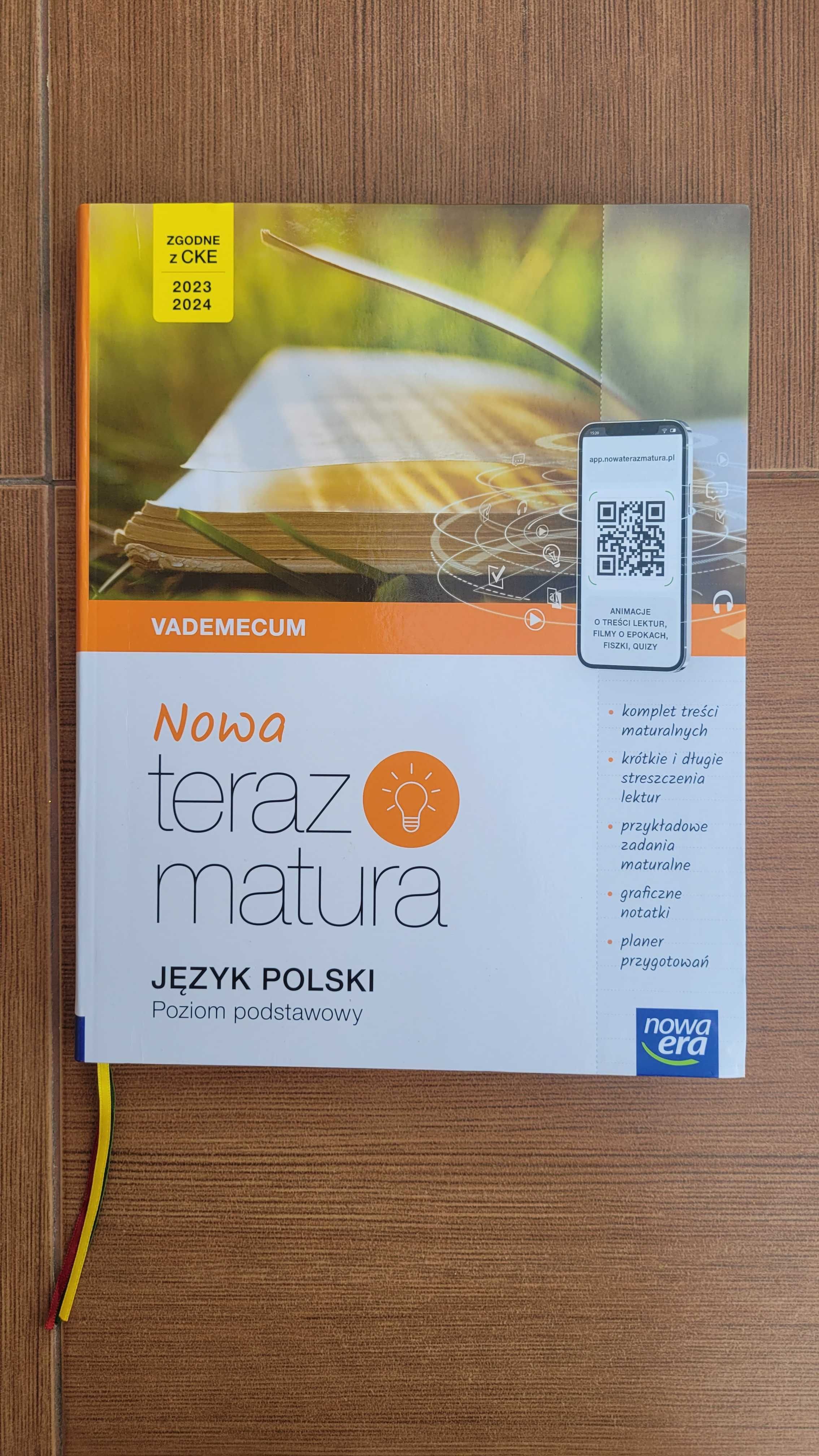 "Nowa teraz matura" -vademecum język polski, poziom podstawowy