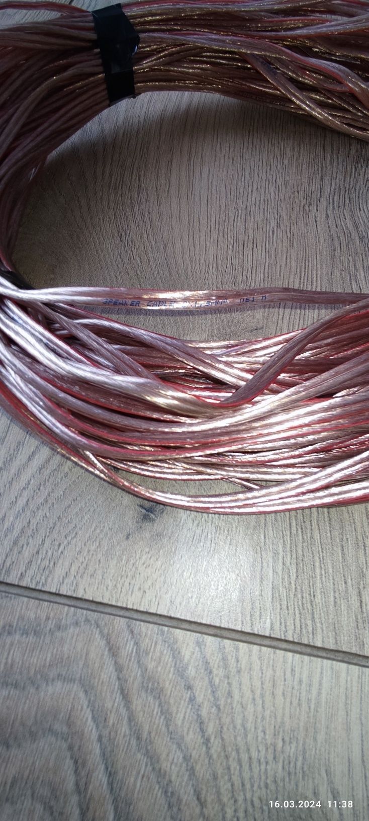 Przewód Kabel  Głośnikowy