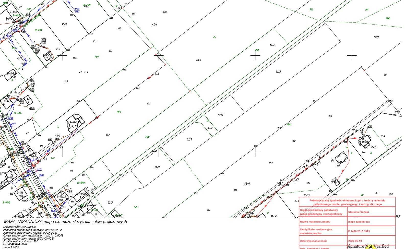 DZIAŁKA Budowlana MPZP802m2 Siedlisko Rzeka Wkra Las Cisza Zadrzewiona
