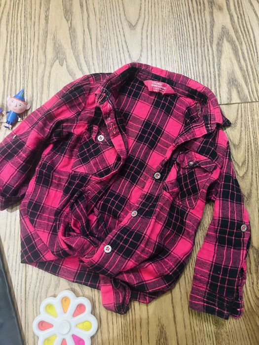 Шкіряні лосіни H&M штани рубашка фірма для дівчинки 2-3 роки розмір 98