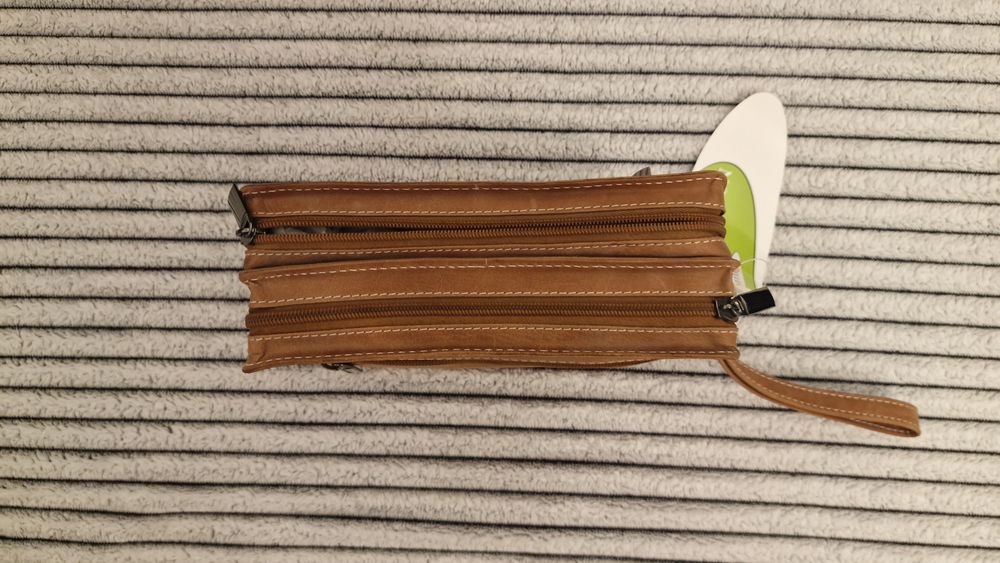 saszetka męska skóra nubuk wild tiger