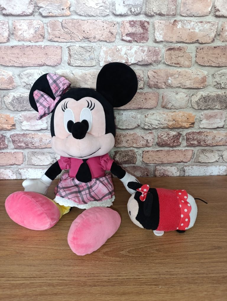 Myszka Minnie duża i tsum tsum dwie maskotki Disneya zestaw