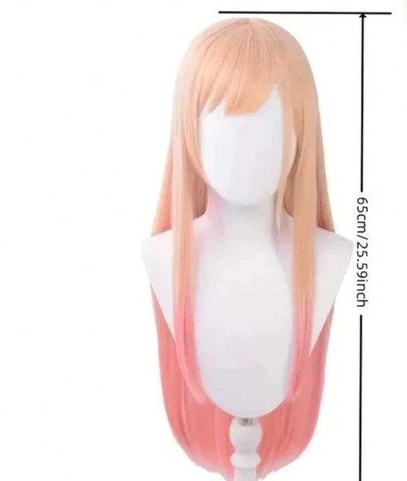 Peruka do cosplay 65cm