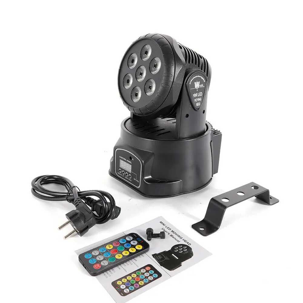 [NOVO] Robot Moving Head Wash Led RGBW • DMX512 • Comando Wireless