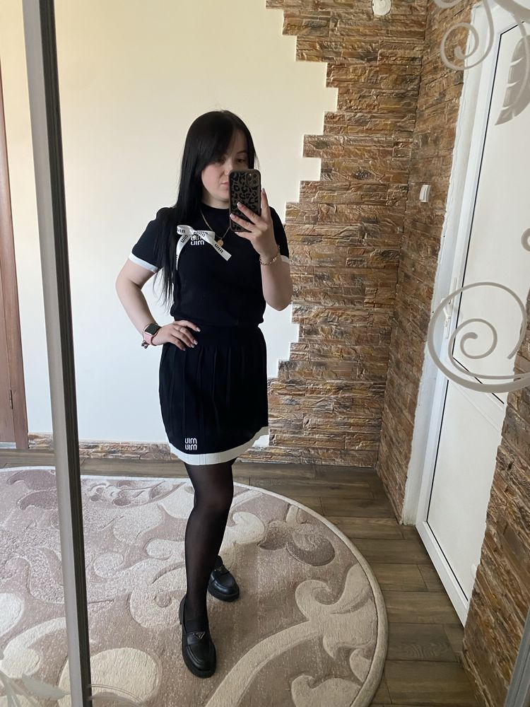 Костюм miu miu зі спідницею