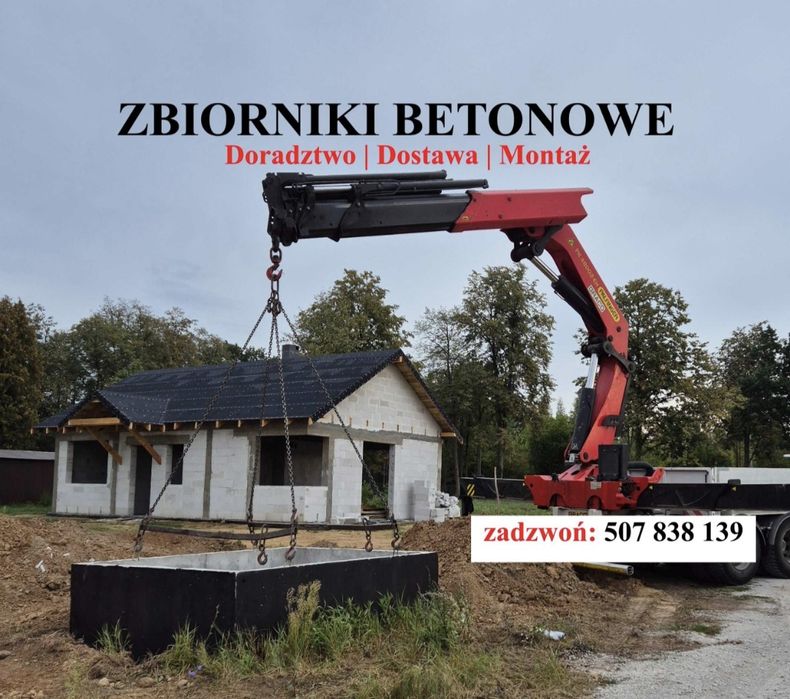 -> Szambo betonowe 10m3 • 2-24m3 • Białystok • dostawa + montaż GRATIS