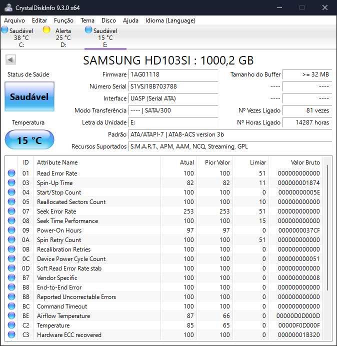 2Discos HDD 3.5" SAMSUNG- 1TB