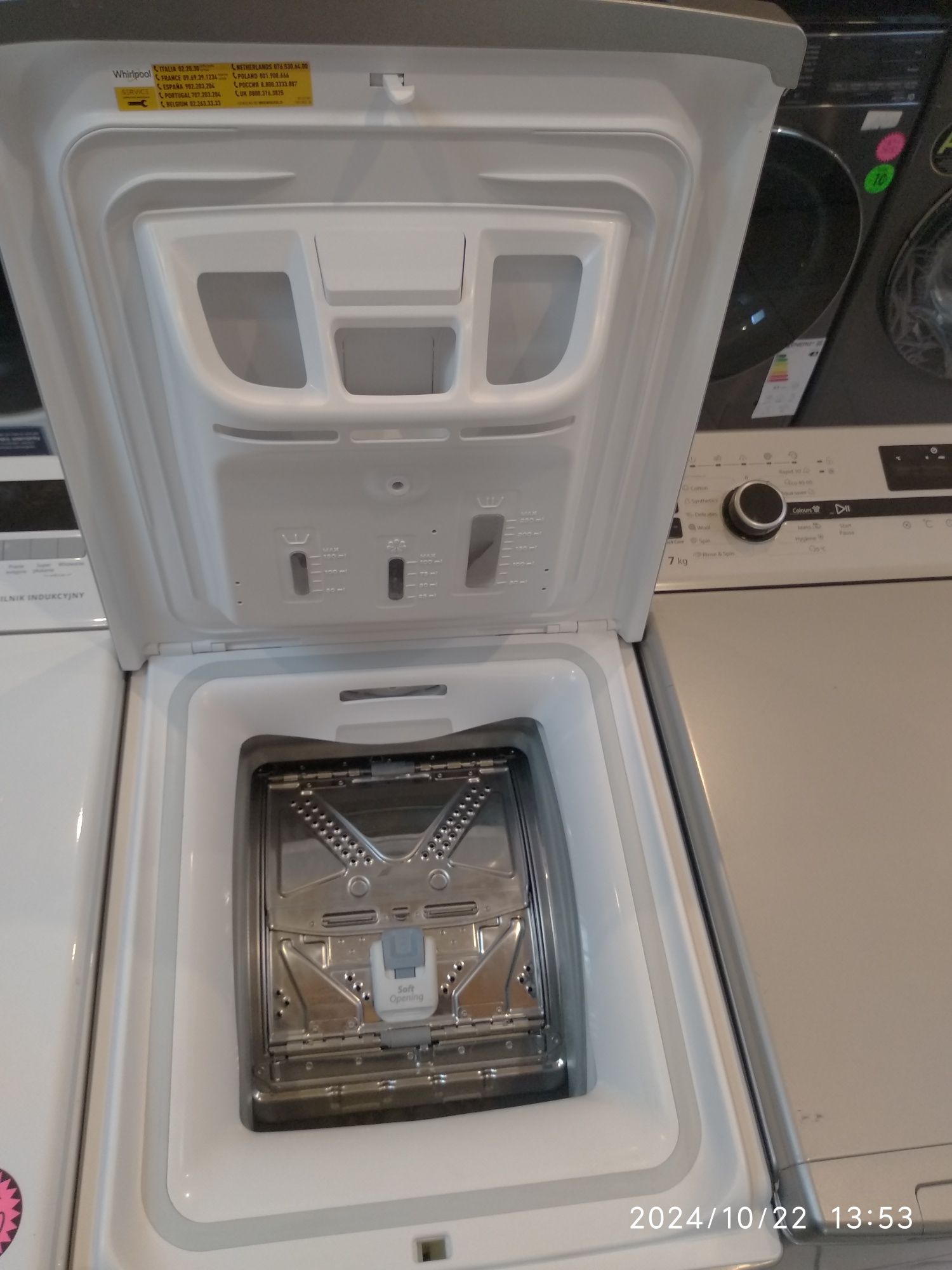 OUTLET Janki ul Wspólna 6 Pralka WHIRLPOOL TDLRS7222BSEU N