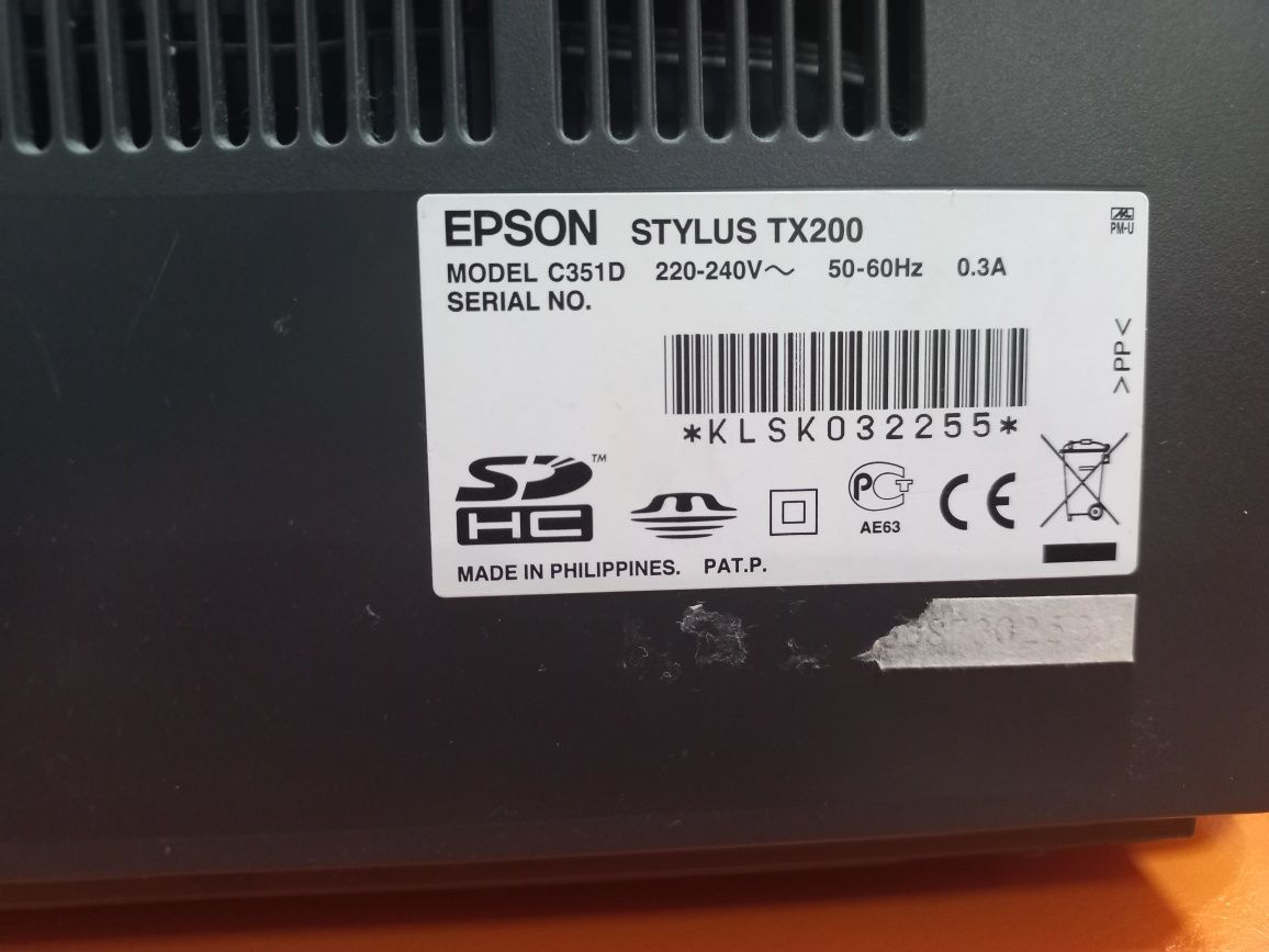 EPSON stylus tx 200
