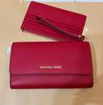 Nowa torebka Michael Kors jet set travel 2 częściowa czerwona