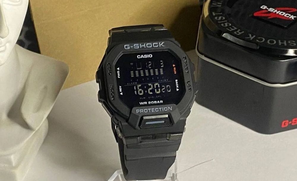 Мужские спортиударные часы Casio GBD-200 Чоловічий годинник касіо