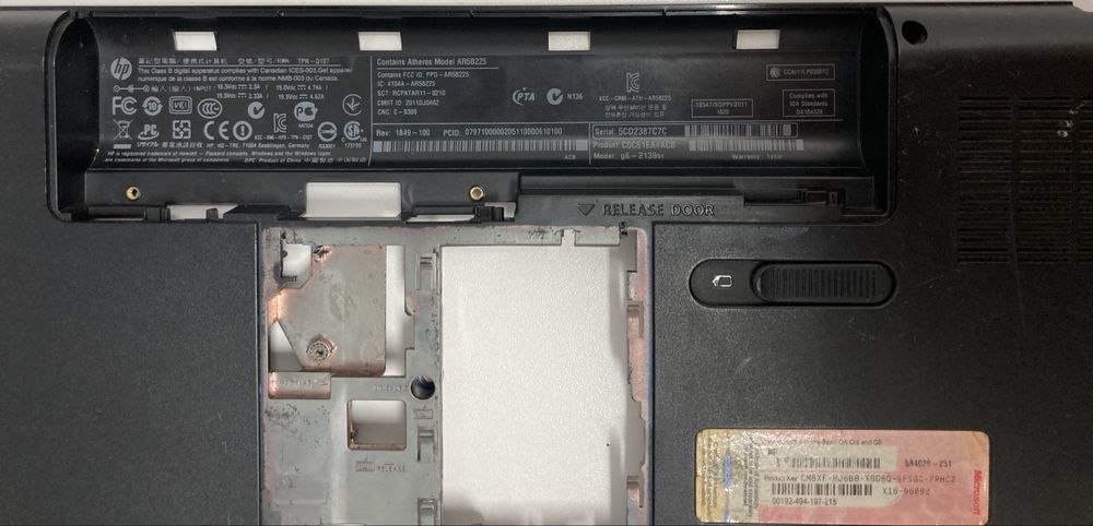 Obudowa dolna HP Pavilion G6 Compaq Bottom case