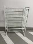 Metalowy regał na kółkach z koszami wysuwanymi IKEA JONAXEL